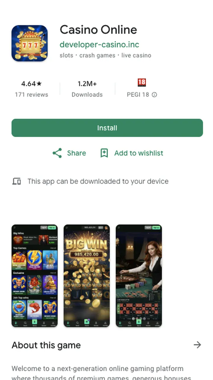 Walmart Casino mobile app